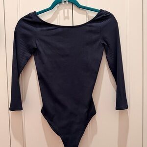 Navy Blue Armani Exchange body suit